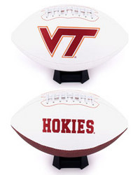 Virginia Tech Hokies Full Size Embroidered Signature Football