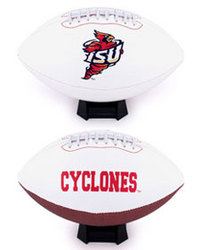 Iowa State Cyclones Full Size Embroidered Signature Football