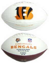 Cincinnati Bengals Embroidered Signature Series Football