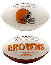 Cleveland Browns Embroidered Signature Series Football