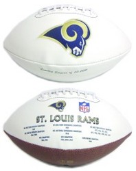 St. Louis Rams Embroidered Signature Series Football