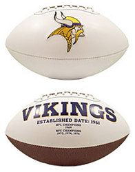 Minnesota Vikings Embroidered Signature Series Football