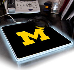 Michigan Wolverines Mouse Pad - LED Lighted