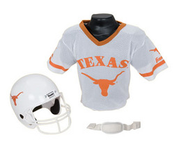 Texas Longhorns Football Helmet & Jersey Top Set