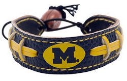 Michigan Wolverines Bracelet - Team Color Football