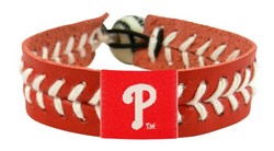 Philadelphia Phillies Baseball Bracelet - Team Color Style