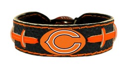 Chicago Bears Team Color Football Bracelet