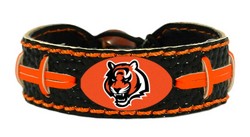 Cincinnati Bengals Team Color Football Bracelet