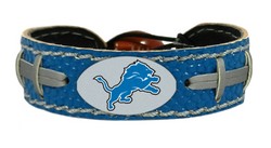 Detroit Lions Team Color Football Bracelet