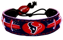 Houston Texans Team Color Football Bracelet