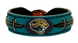 Jacksonville Jaguars Team Color Football Bracelet