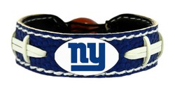 New York Giants Team Color Football Bracelet