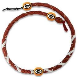 Green Bay Packers Spiral Football Necklace