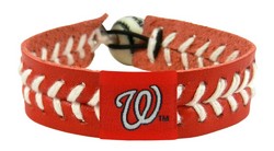 Washington Nationals Baseball Bracelet - Team Color Style