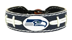 Seattle Seahawks Team Color Football Bracelet