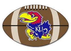 Kansas Jayhawks 22"x35" Football Mat