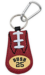 New Orleans Saints Reggie Bush Classic Football Keychain