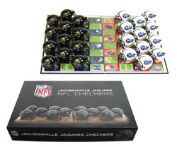 Jacksonville Jaguars Checker Set