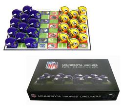 Minnesota Vikings Checker Set