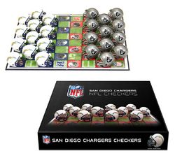 San Diego Chargers Checker Set