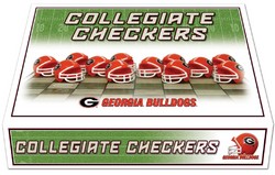 Georgia Bulldogs Checker Set