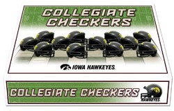 Iowa Hawkeyes Checker Set