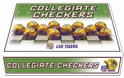 LSU Tigers Checker Set