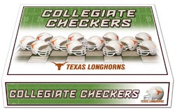 Texas Longhorns Checker Set