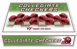 Virginia Tech Hokies Checker Set