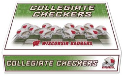 Wisconsin Badgers Checker Set