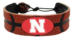 Nebraska Huskers Bracelet - Classic Basketball