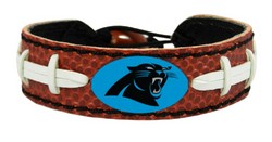 Carolina Panthers Classic Football Bracelet