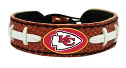 Kansas City Chiefs Classic Football Bracelet