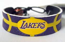 Los Angeles Lakers Team Color Basketball Bracelet