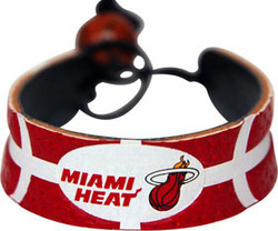 Miami Heat Team Color Basketball Bracelet
