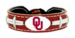 Oklahoma Sooners Bracelet - Team Color Football