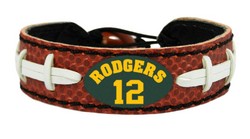 Green Bay Packers Aaron Rodgers Classic Football Bracelet