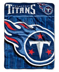Tennessee Titans 46" x 60" Micro Raschel Throw Blanket - Livin' Large Design
