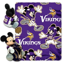 Minnesota Vikings Disney Hugger Blanket