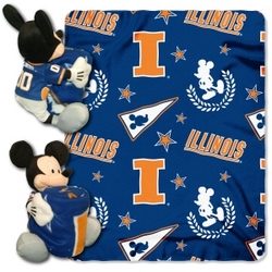 Illinois Fighting Illini Disney Hugger Blanket