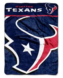 Houston Texans 46" x 60" Micro Raschel Throw Blanket - Livin' Large Design