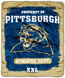 Pittsburgh Panthers 46" x 60" Micro Raschel Throw