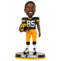 Green Bay Packers Greg Jennings Forever Collectibles Football Base Edition Bobble Head