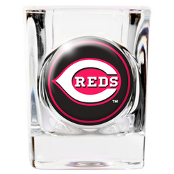 Cincinnati Reds Square Shot Glass - 2 oz.
