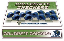 West Virginia Mountaineers Checker Set
