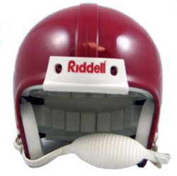 Riddell Blank Mini Football Helmet Shell - Maroon