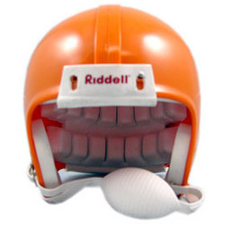Riddell Blank Mini Football Helmet Shell - Orange