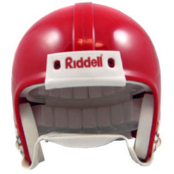 Riddell Blank Mini Football Helmet Shell - Cardinal