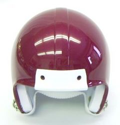 Mini Football Helmet Shell - Cardinal Metallic