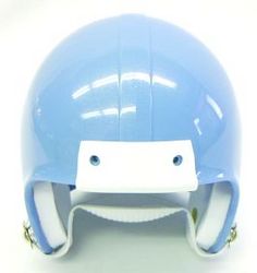 Mini Football Helmet Shell - Columbia Blue Metal Flake